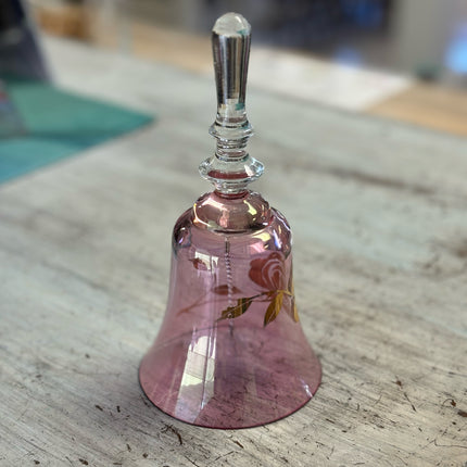 Pink Glass Bell