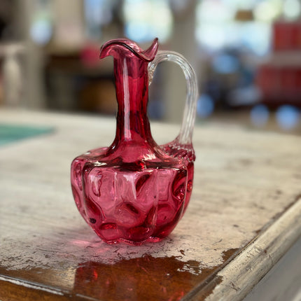 Fenton Cranberry Glass Cruet