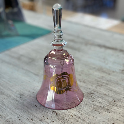 Pink Glass Bell